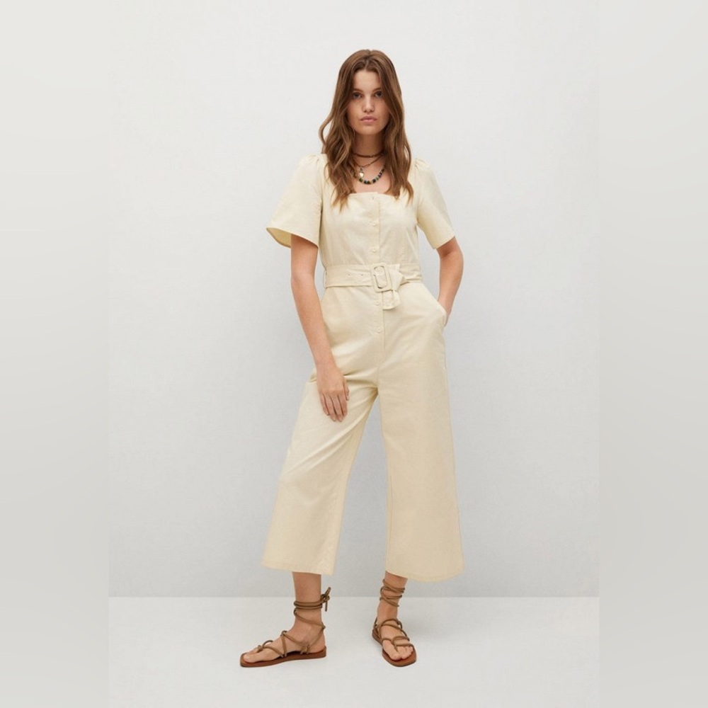 🌼 Mango Butter Yellow Jumpsuit – NWT‎ 🌼